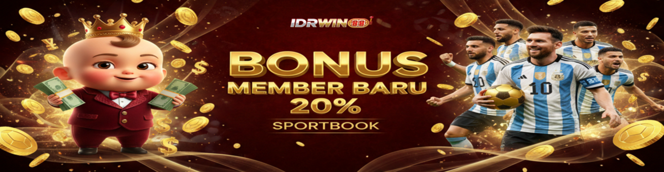 BONUS NEW MEMBER SPORTBOOK 20%