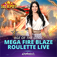 Mega Fire Blaze Age of the Gods Roulette Live